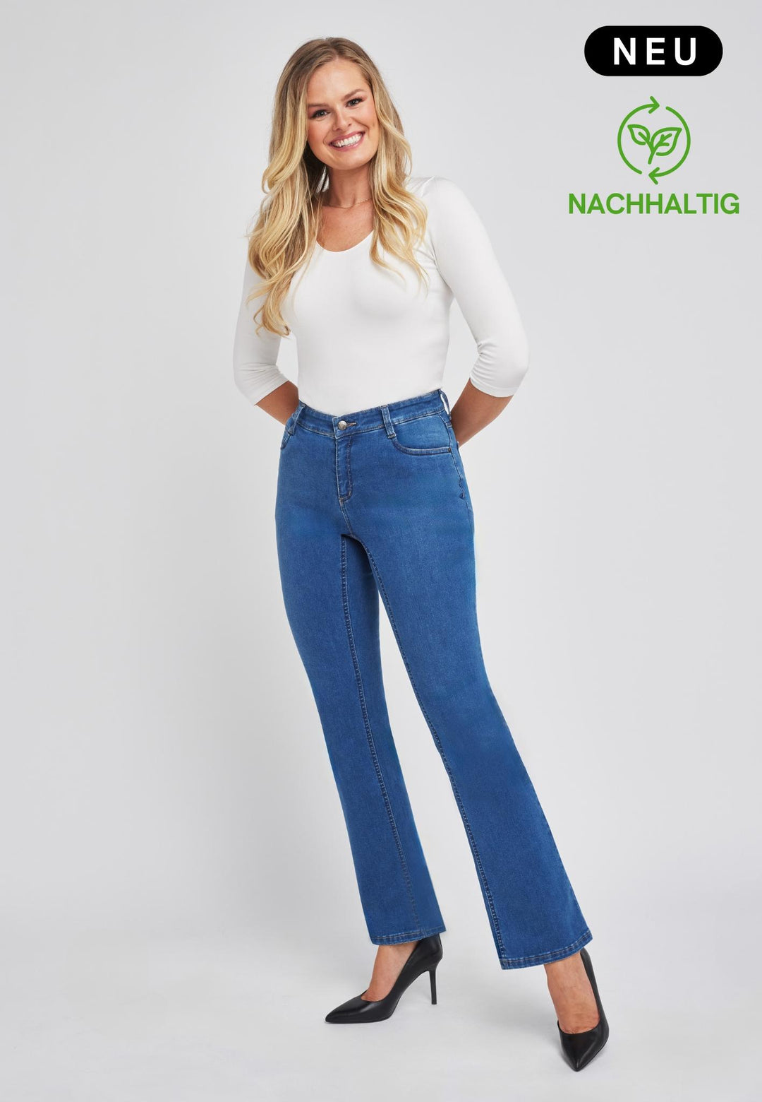 WonderJeans Bootcut Stone Blue