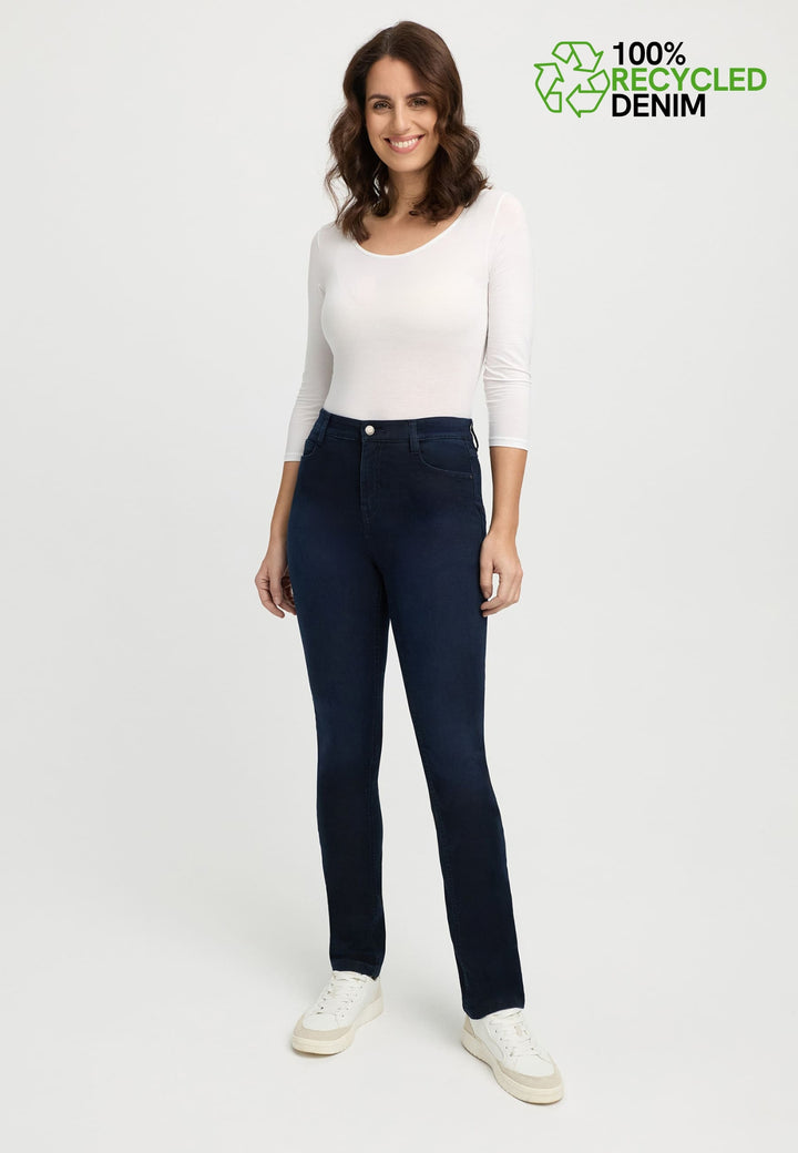 wonderjeans High Waist Straight Blue used