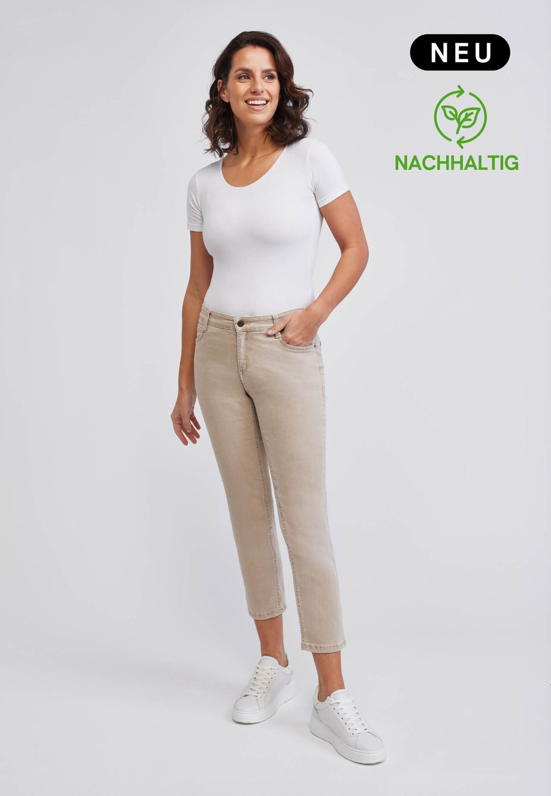 wonderjeans Ankle Beige