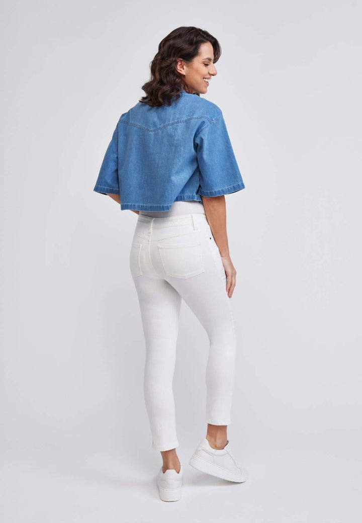 wonderjeans Ankle White