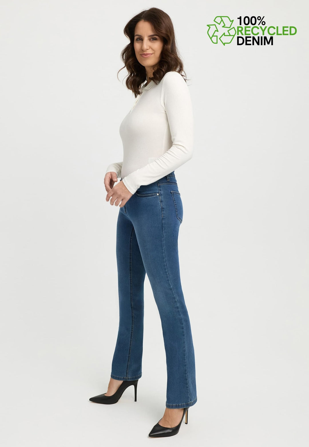 WonderJeans Bootcut Stone Blue