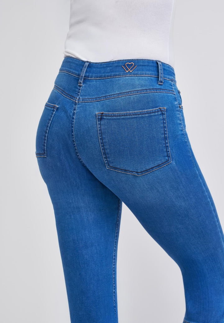 wonderjeans Capri Super Stone Blue