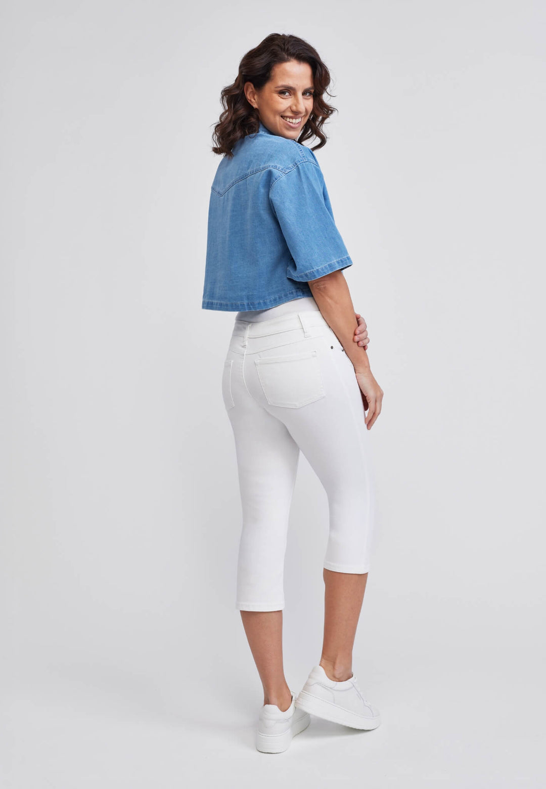wonderjeans Capri White