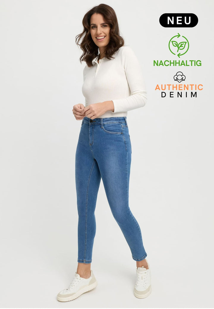 wonderjeans High Waist Authentic indigo