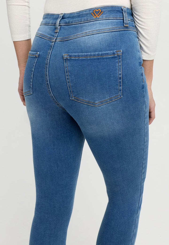 wonderjeans High Waist Authentic indigo