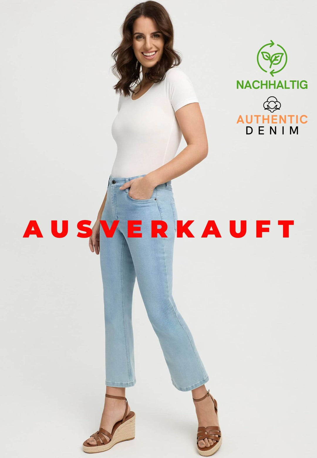 wonderjeans High Waist Kick Authentic Sun Bleach