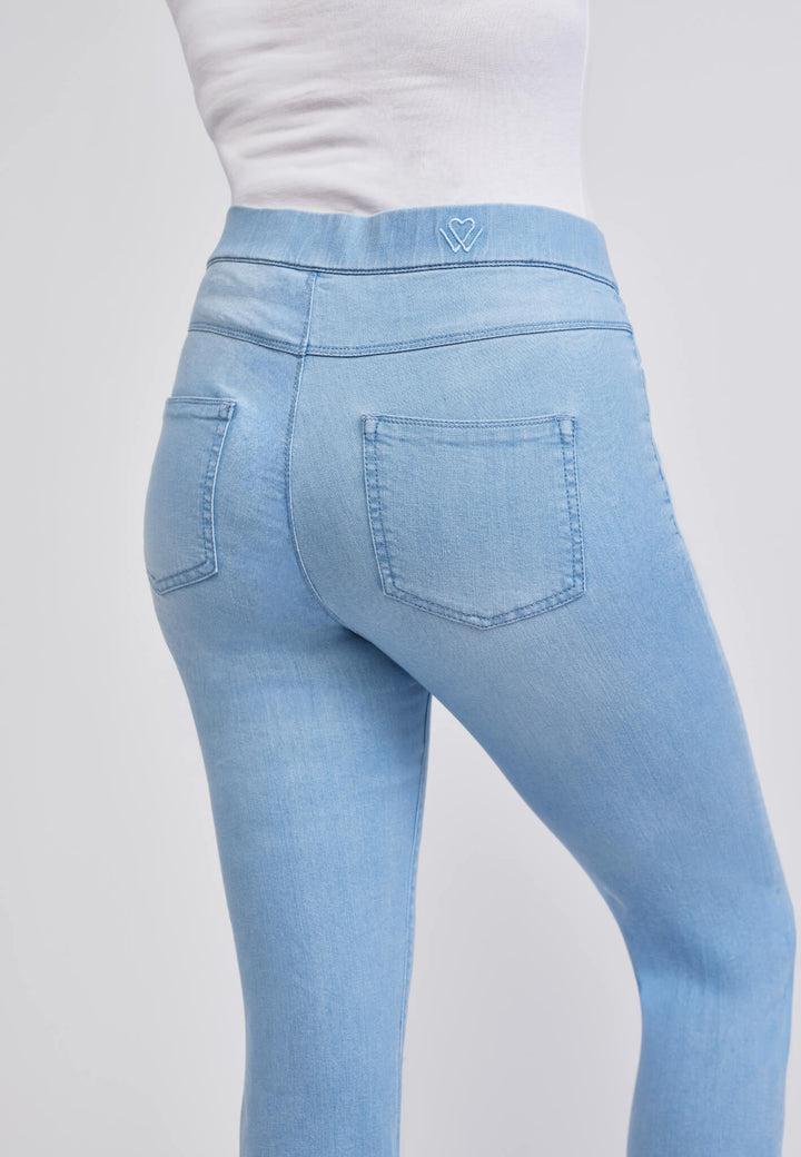 wonderjeans Ankle Pull On Blue Bleach