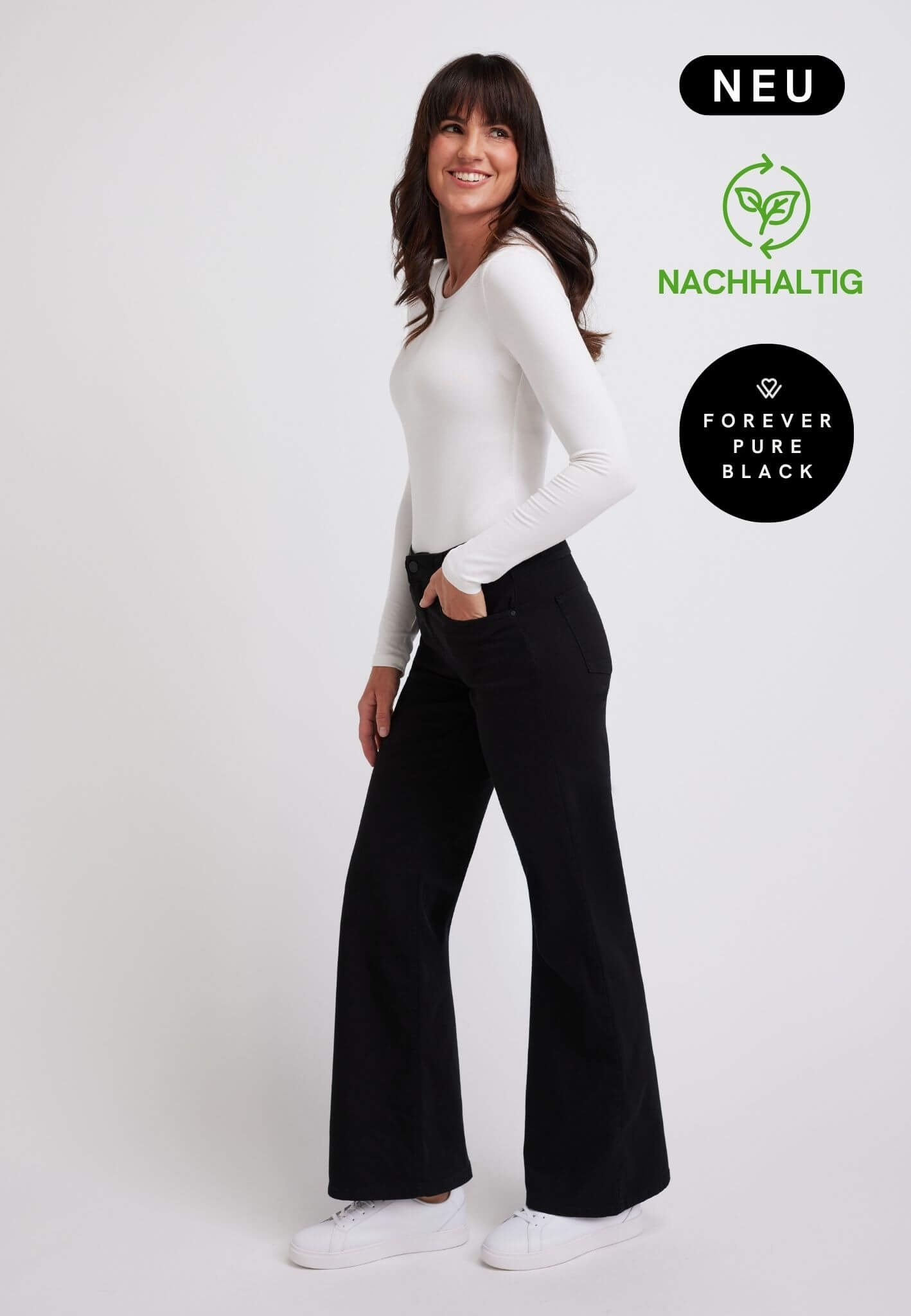 wonderjeans Relaxed Wide Forever Pure Black