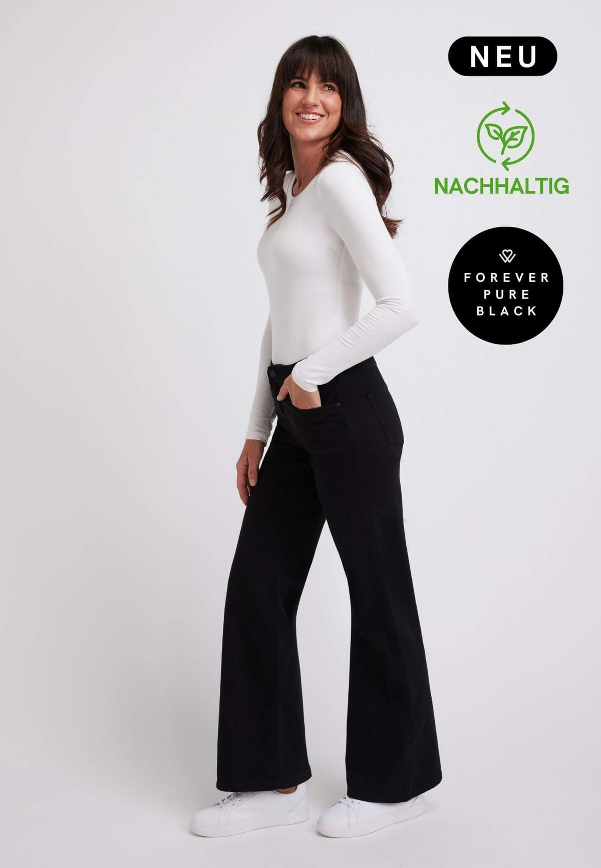 wonderjeans Relaxed Wide Forever Pure Black